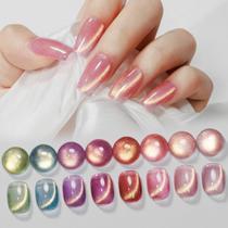 Conjunto de esmaltes de gel MIZHSE Cat Eye com ímã e cores neon Conjunto de esmaltes de gel MIZHSE Cat Eye com ímã e cores neon