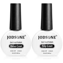 Conjunto de esmaltes de gel para unhas JODSONE Top Coat Base Coat 10mL x2