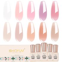 Conjunto de esmaltes de gel SHOYUM 10 cores 7ml Soak Off UV LED