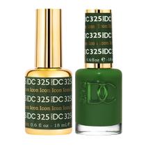 Conjunto de esmaltes DND DC Green Collection 15 ml de esmalte de gel e verniz