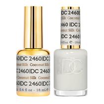 Conjunto de esmaltes DND DC Sheer Collection Coconut Silk 15mL