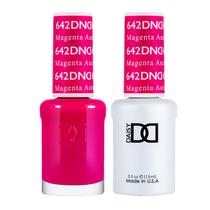 Conjunto de esmaltes DND Gel Polish e Air Dry Lacquer Magenta Conjunto de esmaltes DND Gel Polish e Air Dry Lacquer Magenta