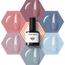 Conjunto de Esmaltes em Gel - 6 Cores (Rosa, Azul) - 7ml cada