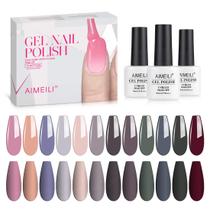 Conjunto de esmaltes em gel AIMEILI Soak Off Neutral Colors 8 mL x 12 Conjunto de esmaltes em gel AIMEILI Soak Off Neutral Colors 8 mL x 12
