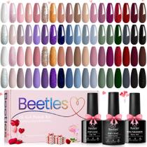 Conjunto de Esmaltes em Gel Beetles - 36 Cores para o Dia dos Namorados (com Base)