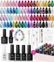 Conjunto de Esmaltes em Gel Beetles Cat Eye - 36 Cores com Acessórios Conjunto de Esmaltes em Gel Beetles Cat Eye - 36 Cores com Acessórios