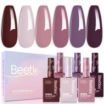 Conjunto de esmaltes em gel beetles Emotional Symphony 6 Colors 15mL