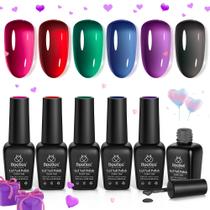 Conjunto de Esmaltes em Gel Beetles Jelly - 6 Cores de 7,5ml