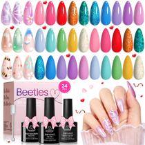 Conjunto de Esmaltes em Gel Beetles Spring - 20 Cores, 24 Unidades, UV Soak Off Conjunto de Esmaltes em Gel Beetles Spring - 20 Cores, 24 Unidades, UV Soak Off
