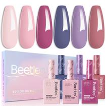 Conjunto de esmaltes em gel besouros Hema Free 6 cores 15mL Conjunto de esmaltes em gel besouros Hema Free 6 cores 15mL