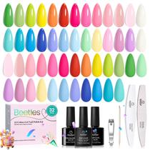 Conjunto de esmaltes em gel besouros Summer 25 Colors Pastel Jelly