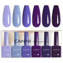 Conjunto de Esmaltes em Gel CANNI 6 Cores 9ml - Sem Hema, Livre de Tóxicos