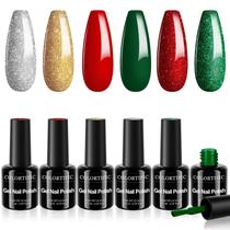 Conjunto de Esmaltes em Gel COLORTIFIC Christmas - 6 Cores de 7,5ml