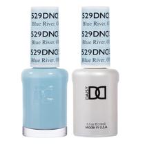 Conjunto de esmaltes em gel DAISY DND Blue Collection 529 Blue River