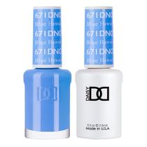 Conjunto de esmaltes em gel DAISY DND Blue Collection 671 Blue Hawaiian