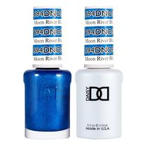Conjunto de esmaltes em gel DAISY DND Blue Collection 694 Moon River