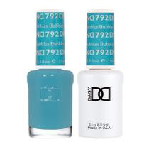 Conjunto de esmaltes em gel DAISY DND Blue Collection 792 Bubbles 15mL