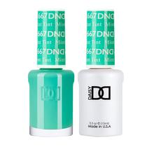 Conjunto de esmaltes em gel DAISY DND Green Collection 667 Mint Tint