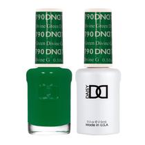 Conjunto de esmaltes em gel DAISY DND Green Collection 890 Divine Green