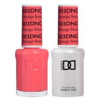Conjunto de esmaltes em gel DAISY DND Orange Collection 15mL