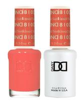 Conjunto de esmaltes em gel DAISY DND Orange Collection 810 Sunkissed