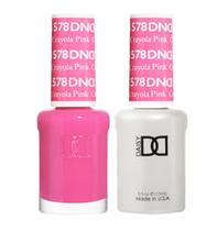 Conjunto de esmaltes em gel Daisy DND Pink Collection 578 Crayola Pink