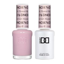 Conjunto de Esmaltes em Gel Daisy DND Sheer Collection 876 Flower Girl