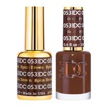 Conjunto de esmaltes em gel DND DC Brown Collection 15 ml/0,5 fl oz Marrom temperado