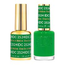 Conjunto de esmaltes em gel DND DC Free Spirit Collection 15 ml, um em um melão