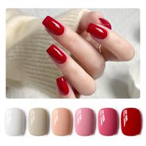 Conjunto de Esmaltes em Gel GAOY - 6 Cores (7,3ml) - Rosa, Vermelho e Branco Conjunto de Esmaltes em Gel GAOY - 6 Cores (7,3ml) - Rosa, Vermelho e Branco