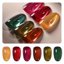 Conjunto de Esmaltes em Gel GAOY Wonder Color - 6 Cores de 6,5ml
