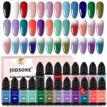 Conjunto de esmaltes em gel JODSONE Airbrush 20 cores para arte de unhas