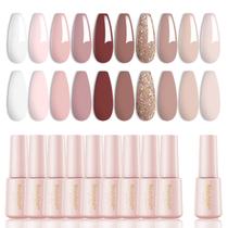 Conjunto de Esmaltes em Gel Larvall Beautpal Nude - 10 Cores Conjunto de Esmaltes em Gel Larvall Beautpal Nude - 10 Cores