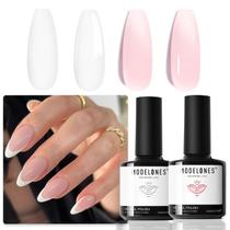 Conjunto de Esmaltes em Gel Modelones (15ml) - Manicure Francesa - 2 Peças