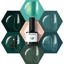 Conjunto de Esmaltes em Gel Modelones Ethereal Green - 6 Cores de 7ml Conjunto de Esmaltes em Gel Modelones Ethereal Green - 6 Cores de 7ml