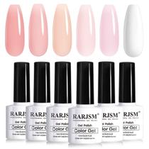 Conjunto de Esmaltes em Gel RARJSM - Nude French Manicure (7,5ml x 6)