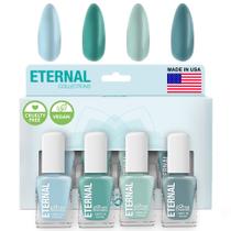 Conjunto de esmaltes Eternal Green Mindfulness para mulheres 13,5 ml x4