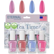 Conjunto de esmaltes Eternal, kit de 4 peças, 13,6 ml de longa duração Conjunto de esmaltes Eternal, kit de 4 peças, 13,6 ml de longa duração