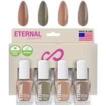 Conjunto de esmaltes Eternal Nude Grey & Brown 13,5 ml (conjunto de 4)