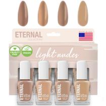 Conjunto de esmaltes Eternal Nude LIGHT NUDES 13,5 ml (conjunto de 4) Conjunto de esmaltes Eternal Nude LIGHT NUDES 13,5 ml (conjunto de 4)