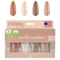 Conjunto de esmaltes Eternal Nude WILD NUDES Brown 13,5 mL x4 Conjunto de esmaltes Eternal Nude WILD NUDES Brown 13,5 mL x4