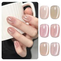 Conjunto de esmaltes GAOY Cat Eye Gel com ímã de 6 cores 7,3 mL