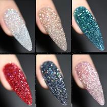 Conjunto de Esmaltes GAOY com Glitter Refletivo - 6 Cores (7,3 mL)