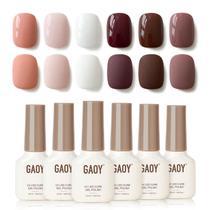 Conjunto de esmaltes GAOY Mauve Gel Coffee Color 6,5 mL (x6) Conjunto de esmaltes GAOY Mauve Gel Coffee Color 6,5 mL (x6)