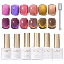 Conjunto de Esmaltes GAOY Polar Aurora Glitter - Efeito Olho de Gato