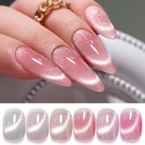 Conjunto de Esmaltes Gel Double Rhythm Cat Eye - 6 Cores de 7,5ml
