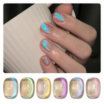 Conjunto de Esmaltes Gel GAOY Cat Eye com Ímã e Glitter Azul Conjunto de Esmaltes Gel GAOY Cat Eye com Ímã e Glitter Azul