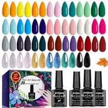 Conjunto de esmaltes JEWHITENY, 30 unidades, 27 cores com camada superior Conjunto de esmaltes JEWHITENY, 30 unidades, 27 cores com camada superior