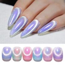 Conjunto de Esmaltes Magnéticos Born Pretty Auroras Cat - 6 Cores