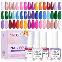 Conjunto de esmaltes MIZHSE Quick Dry 24 cores sem gel para mulheres Conjunto de esmaltes MIZHSE Quick Dry 24 cores sem gel para mulheres